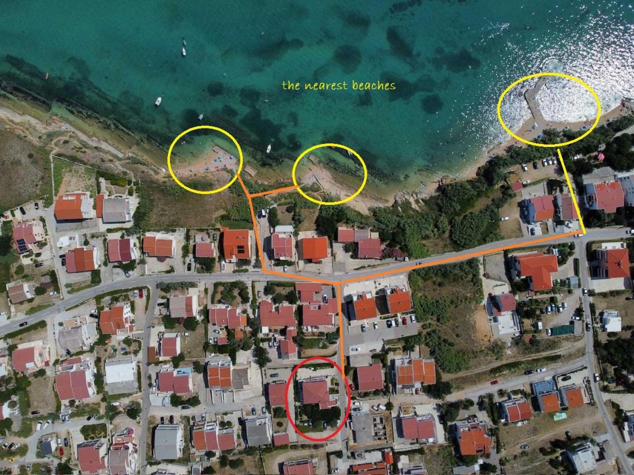 Apartments Anastazija Pag Town Exterior foto